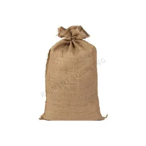 Sacos de Heritage Golden Eco-friendly sustentáveis Bangladeche Fabricados Qualidade Jute Gunny Bag Abraço da Terra em Cada Grão