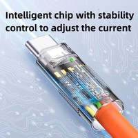 Hot New 120W Super Charge Rapide TPE Téléphones Mobiles Chargeur Câble En Alliage De Zinc Liquide Silicone Micro USB Type-C pour L'alimentation De La Caméra