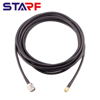 Kabel Navigasi Kombinasi Mesin Pertanian Pintar 4G RF Kabel Ekstensi TNC Male ke SMA Male RG58 1 3 5 8 meter