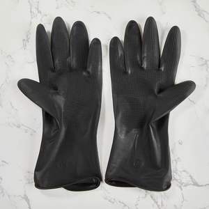 Collection complète de produits pour salon de coiffure, gants en latex, teinture capillaire épaissie, antidérapant en caoutchouc, outils spéciaux noirs pour salon de coiffure - Product Image 1
