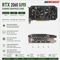 PCWINMAX Graphics Card Geforce RTX 2060 Super 8GB GDDR6 256Bit OEM ODM Wholesale for Gaming PC Game Streaming