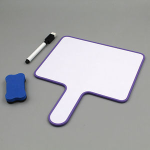 Tablero de respuesta Marco de plástico Tablero blanco Borrado en seco Respuesta Paleta Lapboard de doble cara para niños - Product Image 3