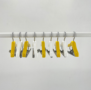 Lavinia White Yellow Wooden Pet Dog Cat <strong>Hanger</strong> <strong>Mini</strong> Clothing <strong>Hanger</strong> With Clip - Product Image 2