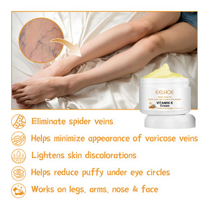 Crema de Vitamina K 60g, Crema para el Cuidado de la Piel y Tratamiento de Masaje de Piernas - Product Image 4