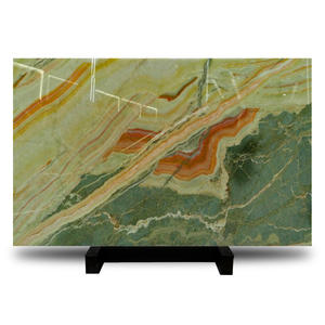 Bookmatch naturel de luxe livre ouvert translucide poli coloré rose arc-en-ciel onyx marbre dalles de pierre <span class=keywords><strong>prix</strong></span> usine - Product Image 1