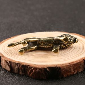 Tier Messing Löwe Ornamente Schreibtisch Dekoration Löwe Spielzeug Handwerk - Product Image 5