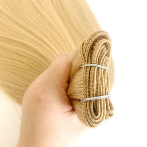 Extensiones de Cabello Humano Europeo de Alta Calidad, Super Double Drawn, Single Drawn, Trama Doble a Máquina, Cabello Virgen para Tejer, <span class=keywords><strong>Amon</strong></span> 50g - Product Image 5