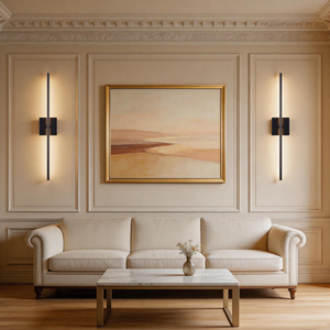 Battery-Powered Dimmable LED Wall Lamp <b>Wireless</b> <b>Light</b> Long Strip Design Warm <b>Light</b> Magnetic Mount Modern Design - Product Image 5