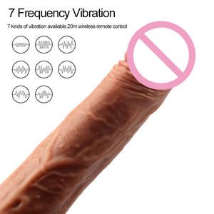 Heiß verkaufte Silikon Voll automatische Expansions-und Expansions simulation Penis Weibliche Dildo Mastur bator Sex Produkte - Product Image 2