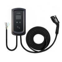 Chargeur mural de véhicule électrique mural domestique 32A EV 22kw boîtier de charge Type2 chargeur de voiture électrique pour Tesla