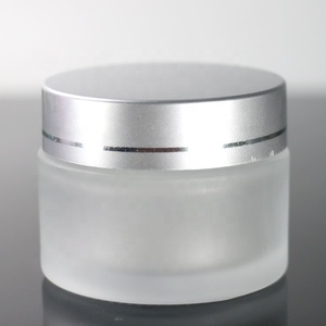 Pot vide en <span class=keywords><strong>verre</strong></span> transparent pour crème contour des yeux 50g – Idéal pour les crèmes cutanées - Product Image 3