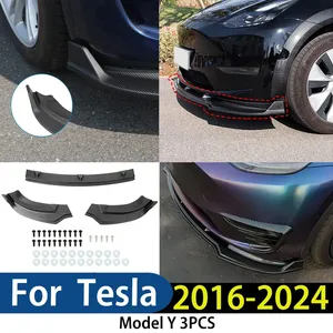 Para Model Y 2019-2024, 3 piezas, mejora de apariencia, alerón delantero, difusor con labio, kit de carrocería, modificación exterior - Product Image 1