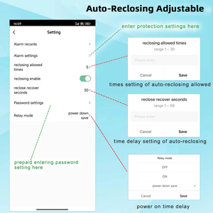 Hot thông minh Power Meter <span class=keywords><strong>Wifi</strong></span> trả trước điện năng lượng Meter với ứng dụng điều khiển nhiều bảo vệ - Product Image 6