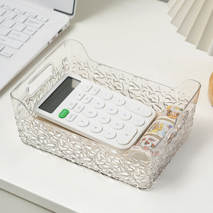 Luxury Pet Desktop Storage Box Rectangle With Handles Small Medium Large For Clothes Cosmetics Snacks Bedroom Neatening - Product Image 4