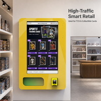 Mesin Vending Dinding Layar Sentuh 32 Inci untuk Paket Peningkatan TCG, Kartu Rating, Kotak Misteri, SDK Berbasis Cloud