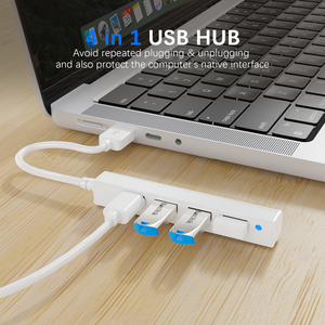 <strong>USB</strong> 2.0 Mini 4-in-1 High-Speed 480Mbps Expansion <strong>Hub</strong> with Stock Availability 4-in-1 Mini <strong>USB</strong> <strong>Hub</strong> - Product Image 4