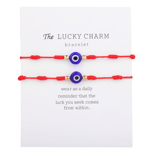 PULSERAS CON amuleto <span class=keywords><strong>de</strong></span> la suerte <span class=keywords><strong>de</strong></span> <span class=keywords><strong>ojo</strong></span> malvado para hombre y mujer, brazaletes ajustables <span class=keywords><strong>de</strong></span> cuerda roja, <span class=keywords><strong>7</strong></span> <span class=keywords><strong>nudos</strong></span> - Product Image 1