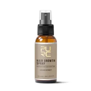 PURC organic best effect hair growth oil spray rich in ginger extract prevent hair loss