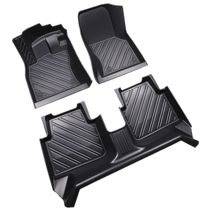 Alfombrilla de Coche Personalizada Avanzada, Cubierta Completa Antideslizante de TPE 3D de 5 mm de Grosor, para <span class=keywords><strong>Volante</strong></span> a la Izquierda/Derecha, Revestimiento de Piso para Vehículo, Diseño de Ondas de Agua - Product Image 1