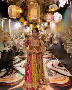 นักออกแบบสําเร็จรูป Gorgette ขายส่ง Anarkali แฟชั่นล่าสุดราคาต่ําพร้อมชุดสูทผู้หญิงชีฟองสุภาพสตรีอินเดีย Dupatta - Product Image 3