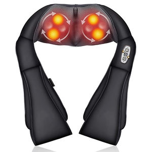 Heißer verkauf <span class=keywords><strong>Neck</strong></span> <span class=keywords><strong>Massager</strong></span> Shiatsu Hals und Schulter <span class=keywords><strong>Massager</strong></span> Elektrische Zurück Massage mit Wärme - Product Image 1