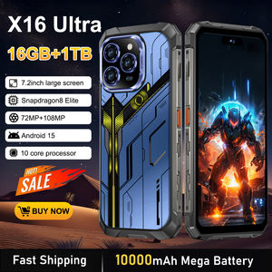 Téléphones mobiles neufs originaux Guangdong à bas prix, X16 ultra 5G, processeur Déca-<span class=keywords><strong>Core</strong></span>, écran LCD 120 Hz, appareil photo 108 MP, grande mémoire 16 Go 1 To - Product Image 3