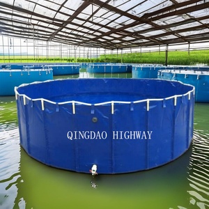 Nueva lona grande de PVC plegable para acuicultura tanques de piscicultura estanques para construcción de estanques - Product Image 1