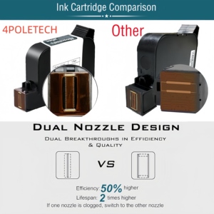 4POLETECH 4,3-Zoll-Produktionslinien-Tintenstrahldrucker Datumsdruckmaschine für Kleinunternehmen Digitaldruck Logo-Drucker - Product Image 6