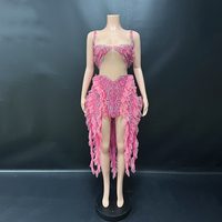 Novance Y5711 Produits tendance en dropshipping, vêtements de scène avec robe sexy ornée de diamants pour femmes, soirée, club, nuit