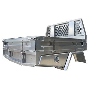 Bandeja Ute personalizada de doble cabina de aluminio 4x4 para Toyota <span class=keywords><strong>Land</strong></span> <span class=keywords><strong>Cruiser</strong></span> 79 con cajas laterales y protectores de arco de barro - Product Image 3
