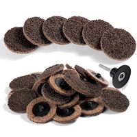 Disque abrasif non tissé 50 mm (2 po) – Fabricant de disques à fixation rapide en nylon, grains grossiers, moyens et fins, pour ponçage rapide