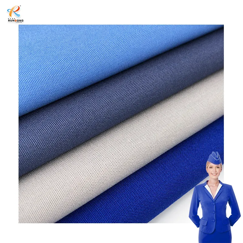 Rundong good quality stack lot 180gsm poplin fabric rolls 100% polyester fabric textile tela minimatt fabric