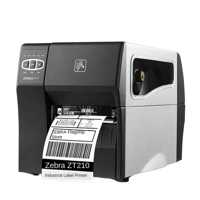 ZT211/230/231 Industrial Label Barcode Printer Desktop Thermal Rechargeable Battery USB Interface 300dpi Resolution 1-Year