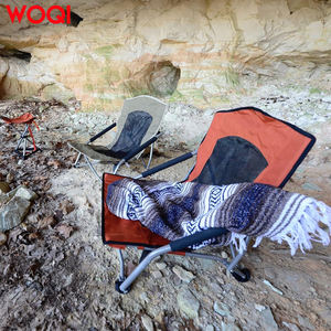 كرسي تخييم محمول خفيف الوزن قابل للطي بثلاثة أرجل من WOQI مع شعار مخصص للاستخدام الخارجي - Product Image 6