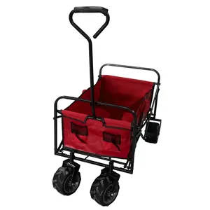 Foldable Wagon Cart Camping Wagon For Outdoor Activity Uni-Silent FW80-B