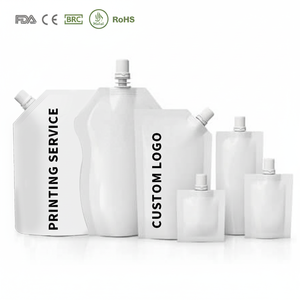 Custom Reusable Food Grade Stand Up <strong>Spout</strong> <strong>Pouch</strong> For Juice Drink Sauce Packaging Liquid Doypack Packaging Detergent Bag - Product Image 1