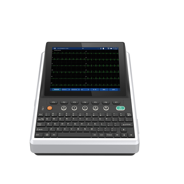 Portable Machine Digital Electrocardiography 12 Channel ECG  Machine