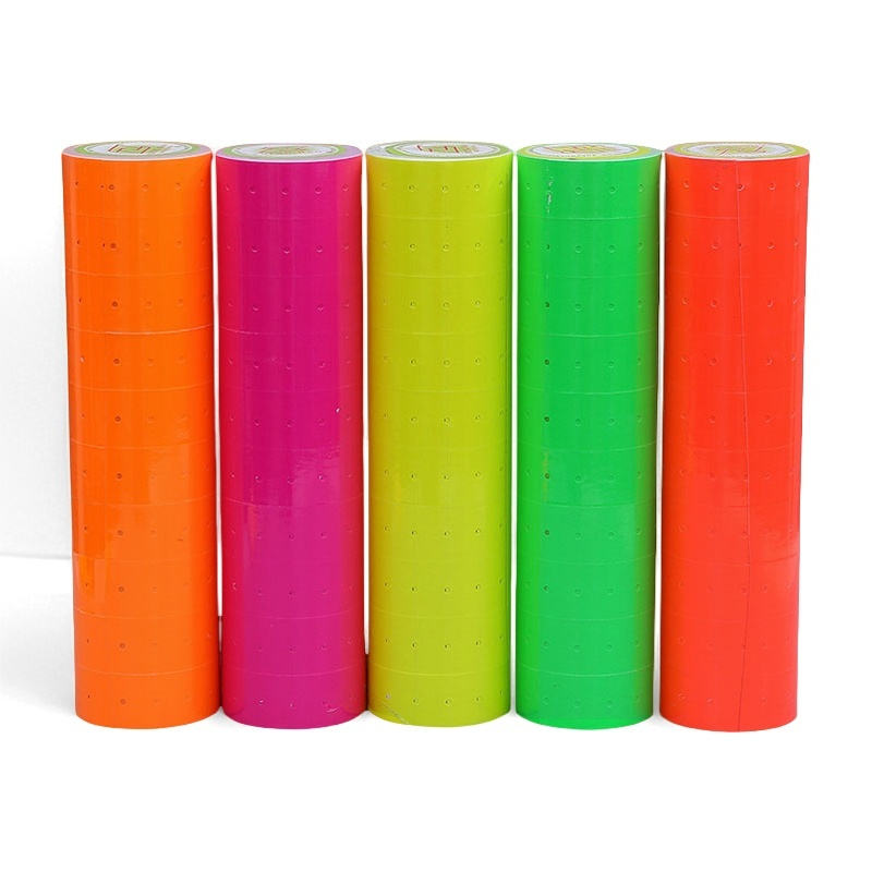 Cinco colores fluorescentes