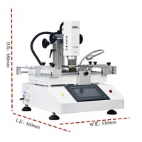 Station de Retravaillage BGA LW-05 à 3 Zones, Machine à Souder à Air Chaud avec Écran Tactile, Station de Dessoudage à Alignement Optique, Outils de Soudure