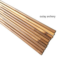 Flèches de chasse traditionnelles en bambou 33/39 pouces 30-70lbs pour arc classique, idéales pour l'entraînement au tir sur cible 3D