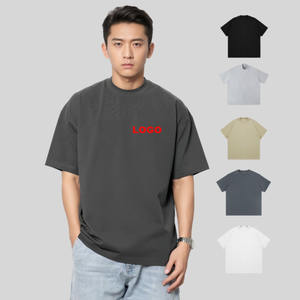 เสื้อยืดคอกลมแขนสั้นสำหรับผู้ชายเสื้อยืดผ้าฝ้าย100% คอกลมพิมพ์ลาย - Product Image 1