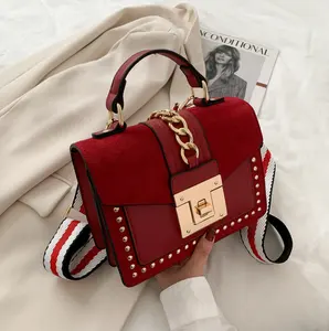 2020 lüks kadın çanta tasarımcısı perçin Crossbody küçük çanta Messenger omuz bayanlar el çantası