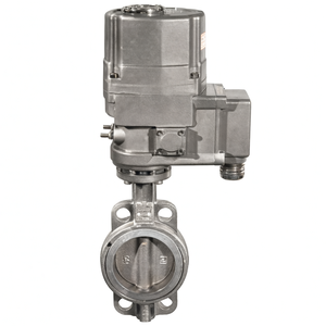 Válvula de Mariposa Motorizada COVNA HK60-EX-D, Válvula de Mariposa de Hierro Fundido con Sello Suave a Prueba de Explosiones - Product Image 2