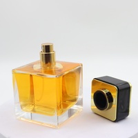 50ml Logo Imprimé Rose Rectangle Vaporisateur Parfum Bouteille En Verre Rechargeable Parfum Atomiseur Vaporisateur Bouteille
