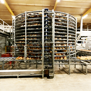 Torre Transportadora en Espiral para Enfriar <span class=keywords><strong>Hamburguesas</strong></span>, Pasteles Lunares, Tostadas, Pan Francés, Panecillos y Producción de Pan a Gran Escala - Product Image 1