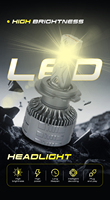 Bombillas LED GOODZOOM Super Brillantes 9005 H4 9006 H7 H11 Canbus 24v para Faros Delanteros de Auto y Camioneta
