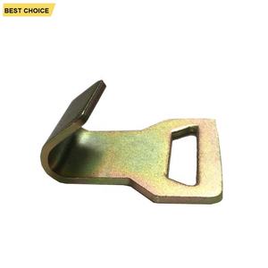 Gancho plano de amarre de carga tipo J <span class=keywords><strong>galvanizado</strong></span> amarillo, accesorio de extremo, accesorios de Metal, trinquete, gancho Sanp plano - Product Image 2