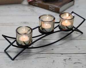 Custom Decorations Small House Tealight Holder Votive Metal Candle Holder <b>Stand</b> <b>Tea</b> Light Candlestick Wedding Parties Christmas - Product Image 2