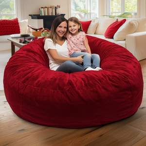 Puf de Espuma Viscoelástica Ajustable, Suave y Esponjoso, de 6 pies, para Interiores, Proveedor de Sofás, Invierno, 7 pies, XL, XXL, Extra Grande, Sillas Puff al por Mayor - Product Image 2