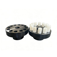 Accouplement à broches en nylon en PA6, accouplement à bride pour moteur, service OEM disponible avec livraison rapide.
